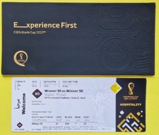 Match 60 Morocco Portugal 2022 World Cup Hospitality Ticket Stub Mint Condition