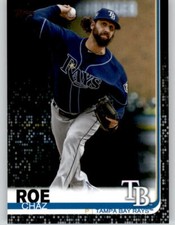 2019 Topps Series 2 CHAZ ROE Black Parallel /67 Rays #405