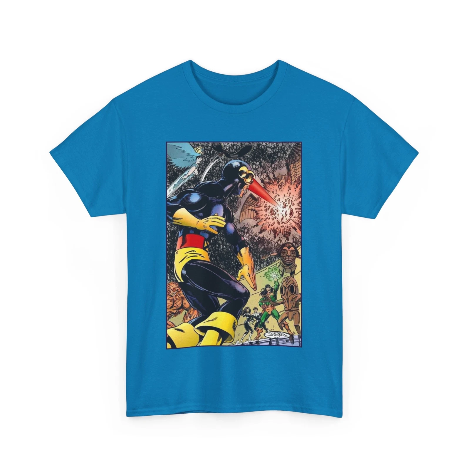 Alpha Flight Vs Cyclops T-Shirt - Marvel Comics - John Byrne Art - Snowbird