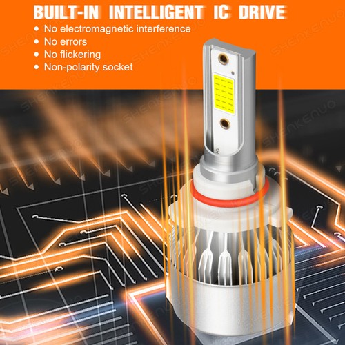 For Toyota Camry 2007-2014 Combo LED Headlights Fog Lights 6x Bulbs Kit 6000K C6 - Picture 8 of 12