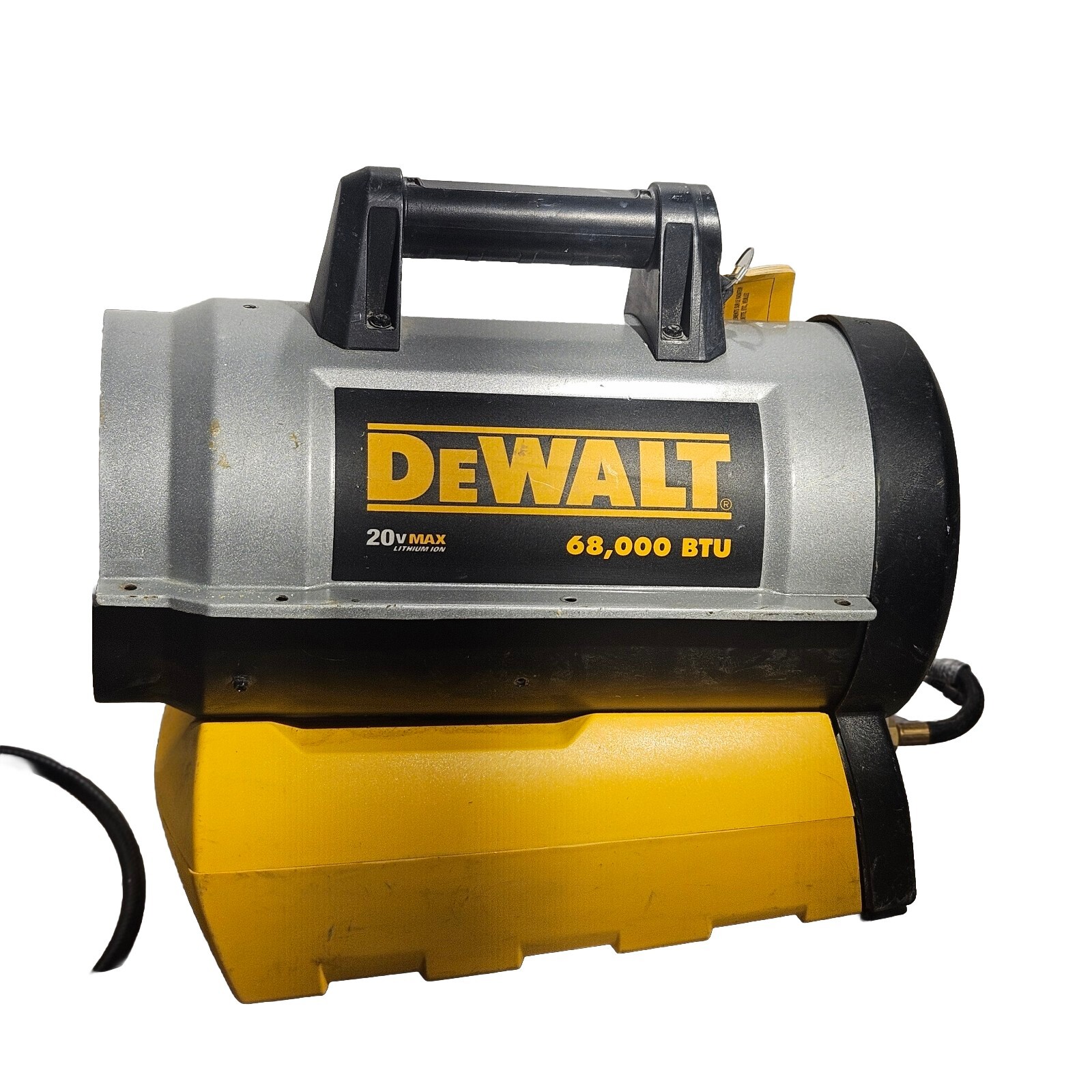 DEWALT DXH70CFAV 68,000 BTU Cordless/Hybrid Forced Air Propane Portable