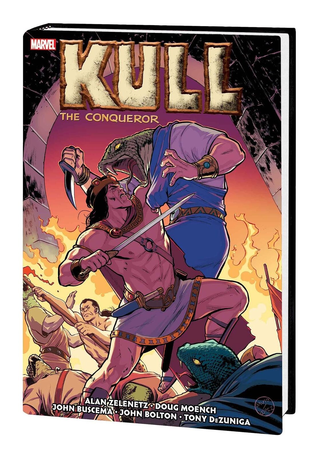 Kull Conqueror Orig Marvel Yrs Omnibus Hc Lopez Cvr Marvel Comic Book
