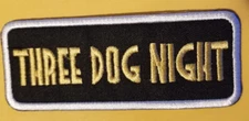 Three Dog Night Band Embroidered Patch approx 1.5x3.75"