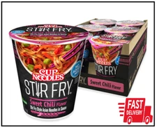 Cup Noodles Stir Fry Noodles in Sauce, Sweet Chili, 2.89 Ounce (Pack of 6)