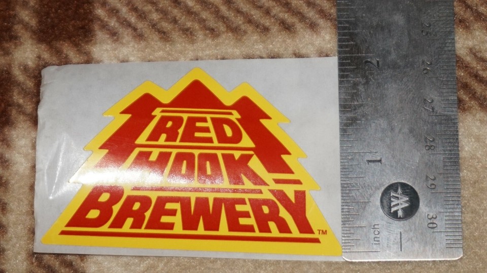 RARE! Red Hook Brewery, Officially Licensed, Fullcolor, Diecut Decal