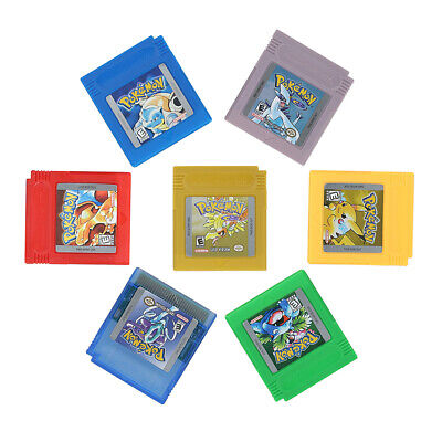 Pokemon Blue/Crystal/Green/Gold/Red/Silver/Yellow Game Cartridge