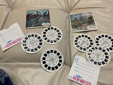 2 VINTAGE VIEW MASTER REEL SET BUSCH GARDENS TAMPA FL. LOS ANGELES A233 A988