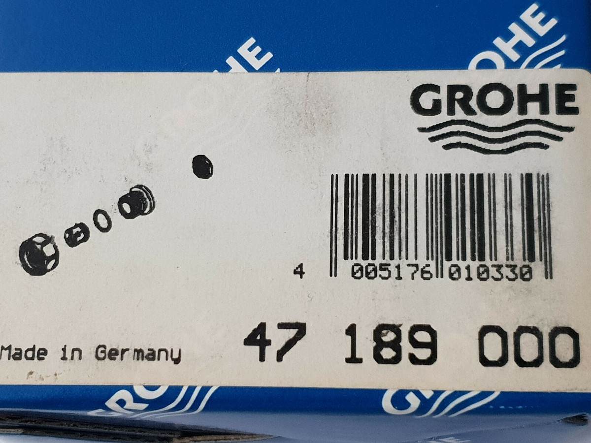 Grohe terugslagklep set 2 stuks chroom 47189000