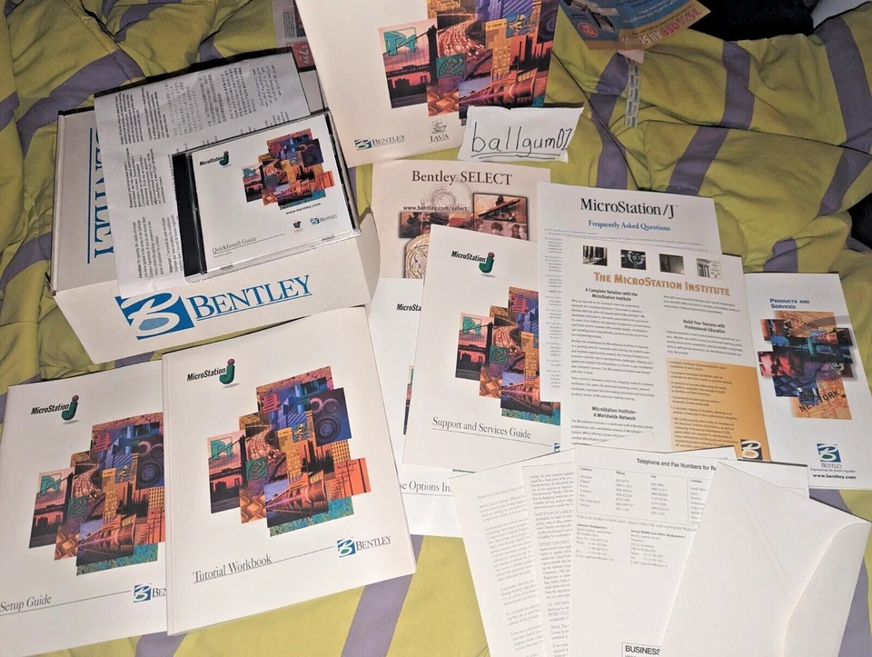 MicroStation J PC Bentley INTERGRAPH 1998 Design Graphics v7.0 AutoCad Auto Cad - Image 2 of 4