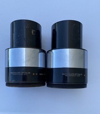 MOVIE THEATER PROJECTOR LENSES WITH GLASS Selling TWO LENSES 1200 25 Ship