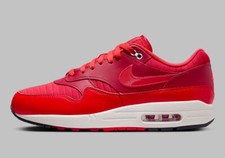Nike Air Max 1 Gym Red Sail University Red Crimson Nby HQ3607-687 Men's