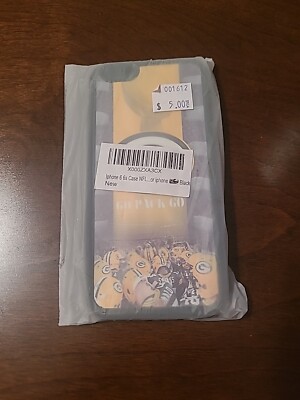 Nice Apple I Phone 6 S Green Bay Packers Black Cell Phone Case. NIP. 001612