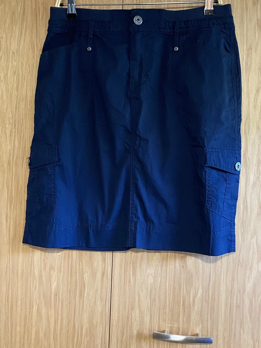 Cargo skirt top navy blue