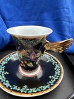 GOLD IVY  Cup  Plate Coffee Set Tea Espresso Vers Dinner ware table decor Estate — photo 4
