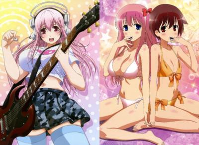 SoniAni Super Sonico The Animation SAKI Official Japan Poster FS +Tracking No.
