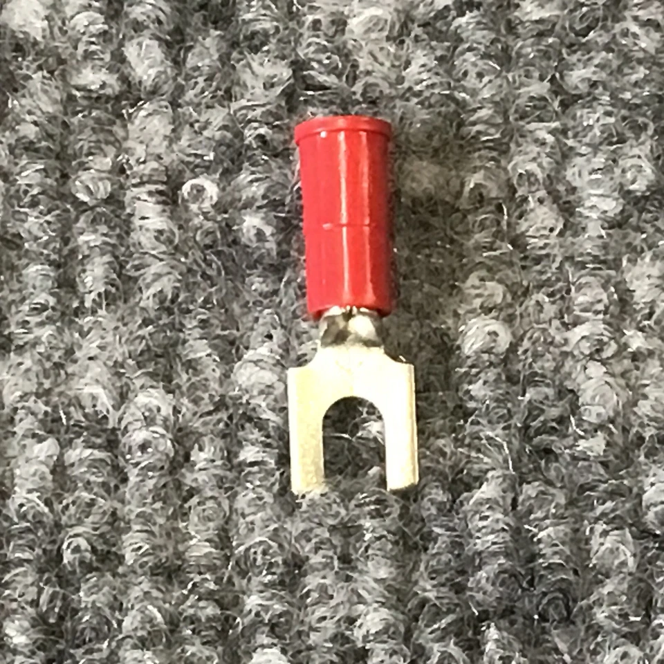 Pack Of 100 3M MVU18-6FBX Red Fork Terminal #6 Stud Size 4X296 - Image 2 of 4