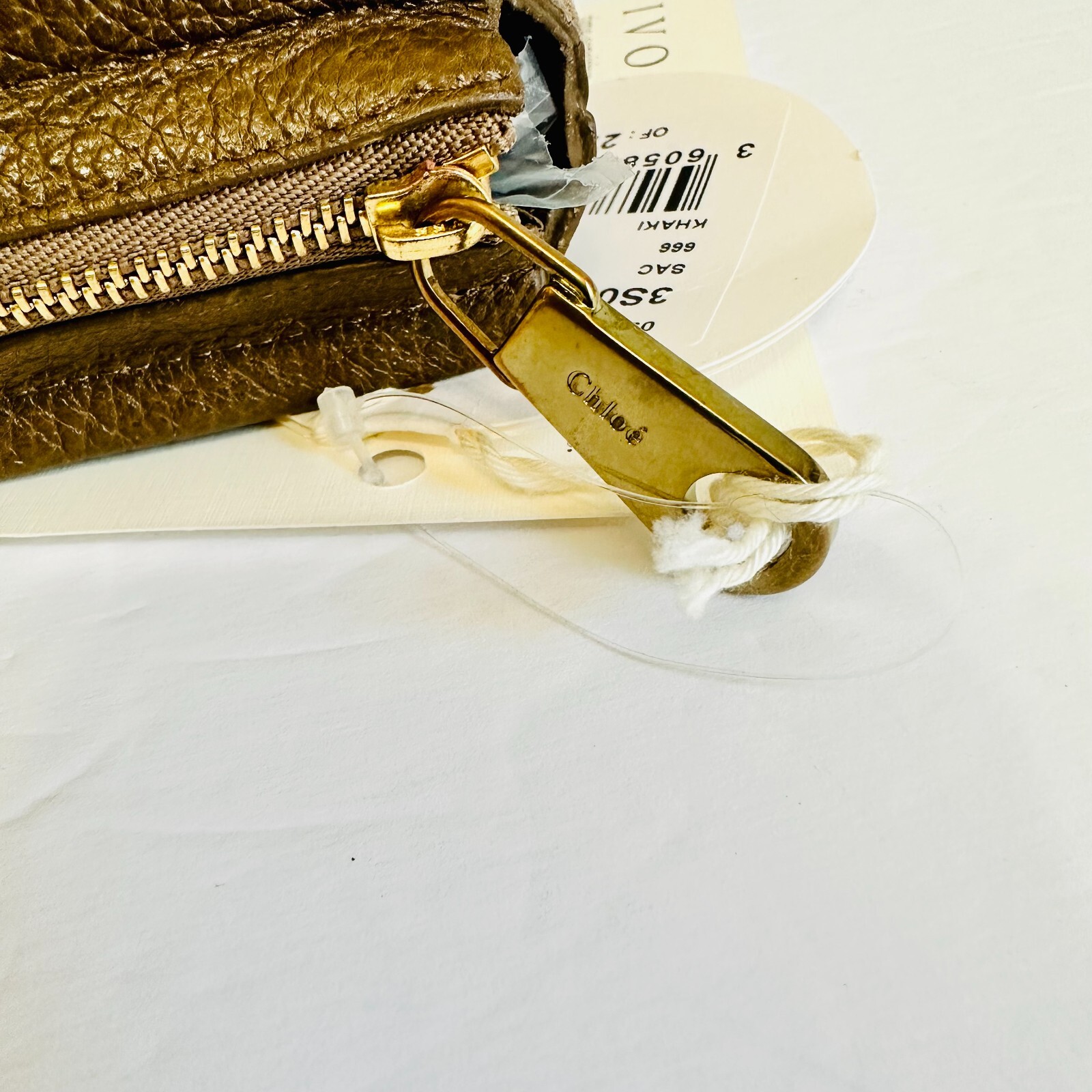 AUTHENTIC CHLOE LEATHER AND SUEDE BOW CLUTCH WITH DUST BAG AND COA MADE IN ITALY image 10