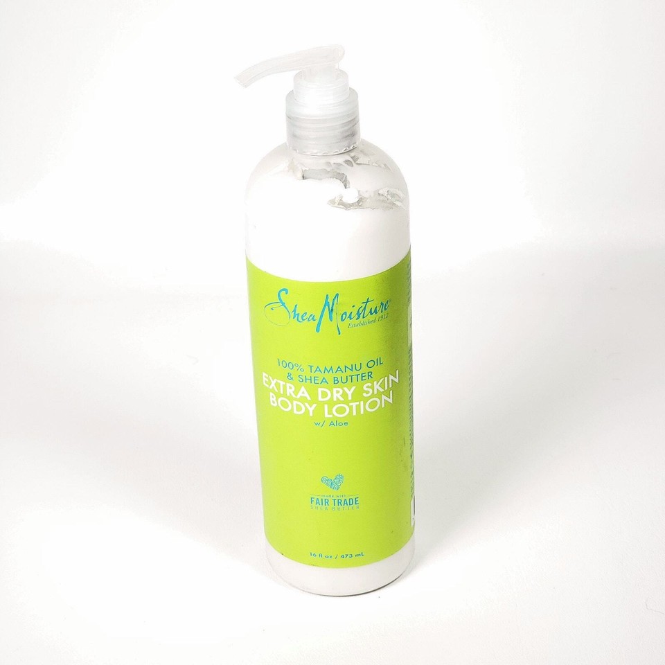 3 pk Shea Moisture Extra Dry Skin Body Lotion 100 Tamanu Oil & Aloe