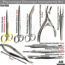 Physiology Surgery Dissection Anatomical Scissors Tweezers Luer Bone Forceps