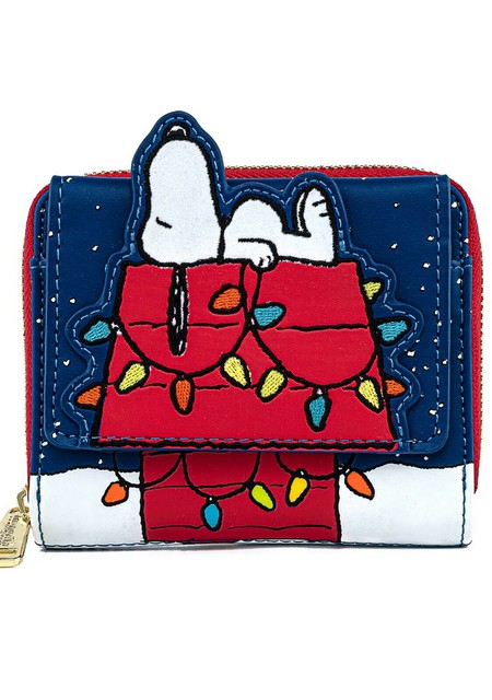 Loungefly Peanuts Snoopy Christmas Dog House Vintage Cartoons Wallet Pnwa0006 For Sale Online Ebay