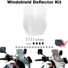 Windscreen Windshield Deflector Kit For HONDA CRF250L XR650L YAMAHA WR450F Clear