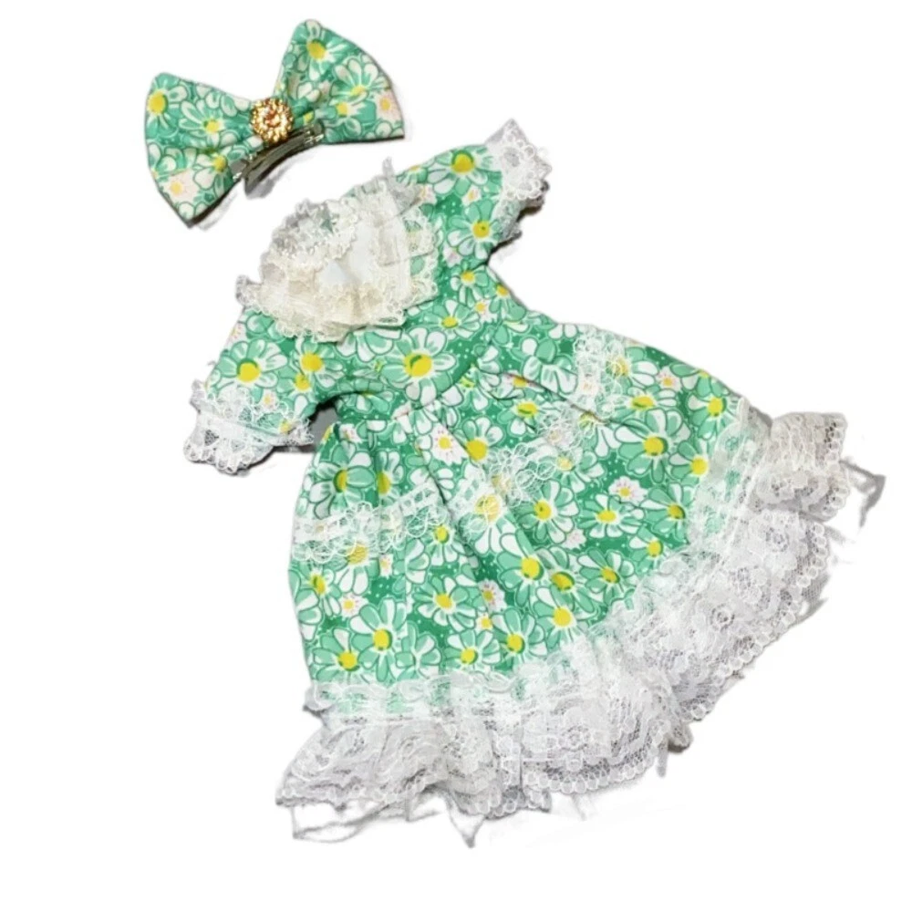 VETEMENTS Bambola fatta a mano 1 6 punti felpa con cappuccio fai da te bambola principessa vestito bambola cotone