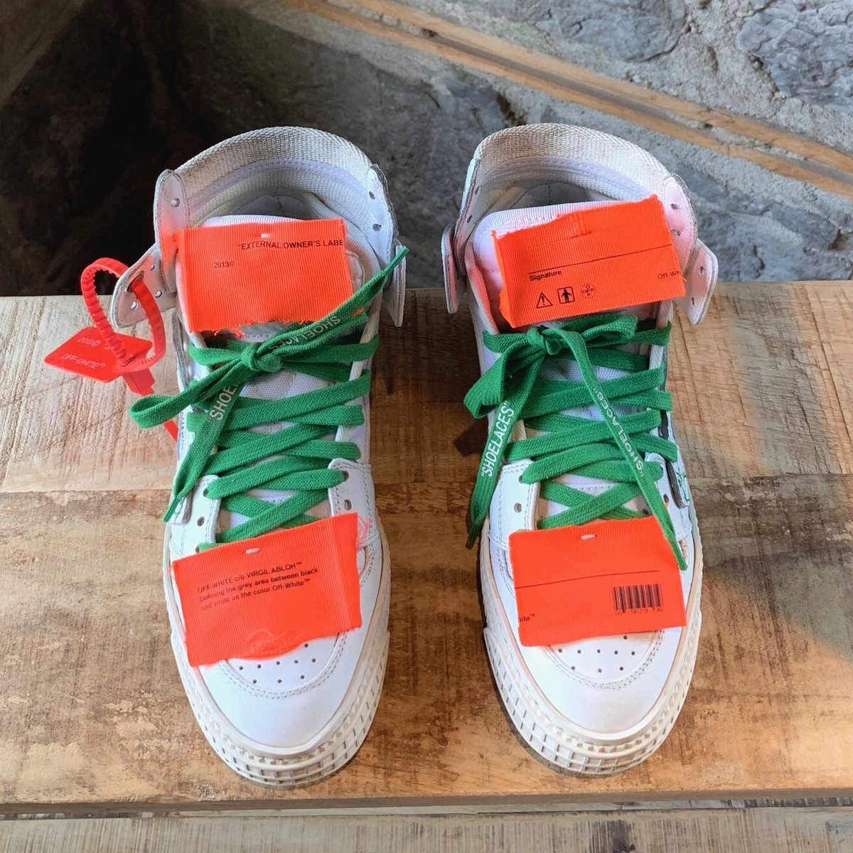 Off White X Virgil Abloh White LOW 3.0 Sneakers Size 35 IT 5 US
