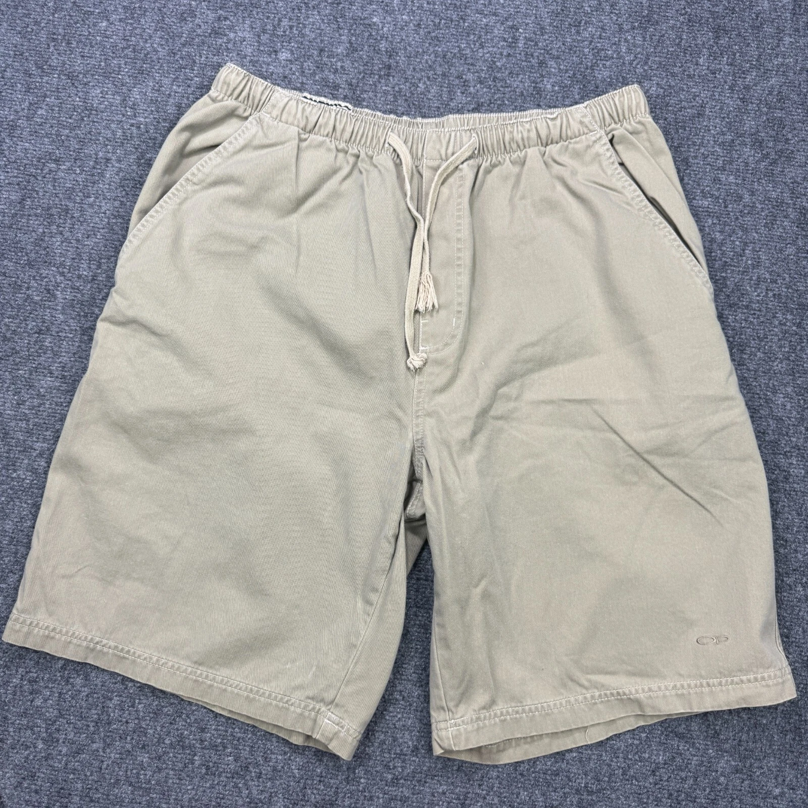 Vintage Ocean Pacific Board Shorts Mens Medium Green Drawstring Waist Hong Kong