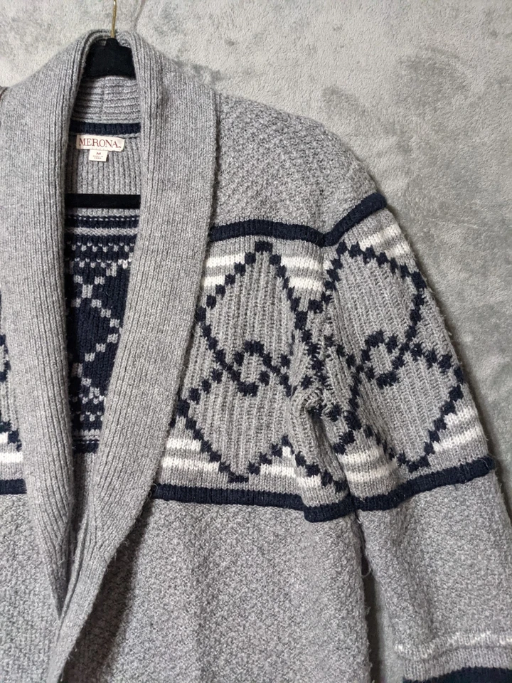Cárdigan Mujer MERONA MEDIANO (8-10) Frente Abierto Tejido Otoño Invierno Multicolor Foto 2 de 4