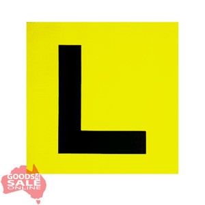 2 x Yellow Learner Driver L Plate Magnetic Car Signs - BNIP ...