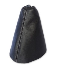 Schaltmanschette Fur Citroen C3 DS3 6 Speed 2010-2016 Leder Schwarz Naht Grau