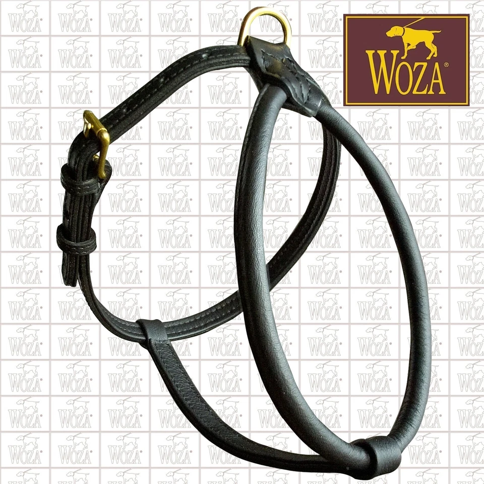 HANDGEFERTIGT WOZA Premium Ledergeschirr Rundgenäht Vollleder Soft Rindnappa Handgenäht HG123