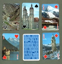 Collectable playing cards Swiss Souvenir decks circa 1990's