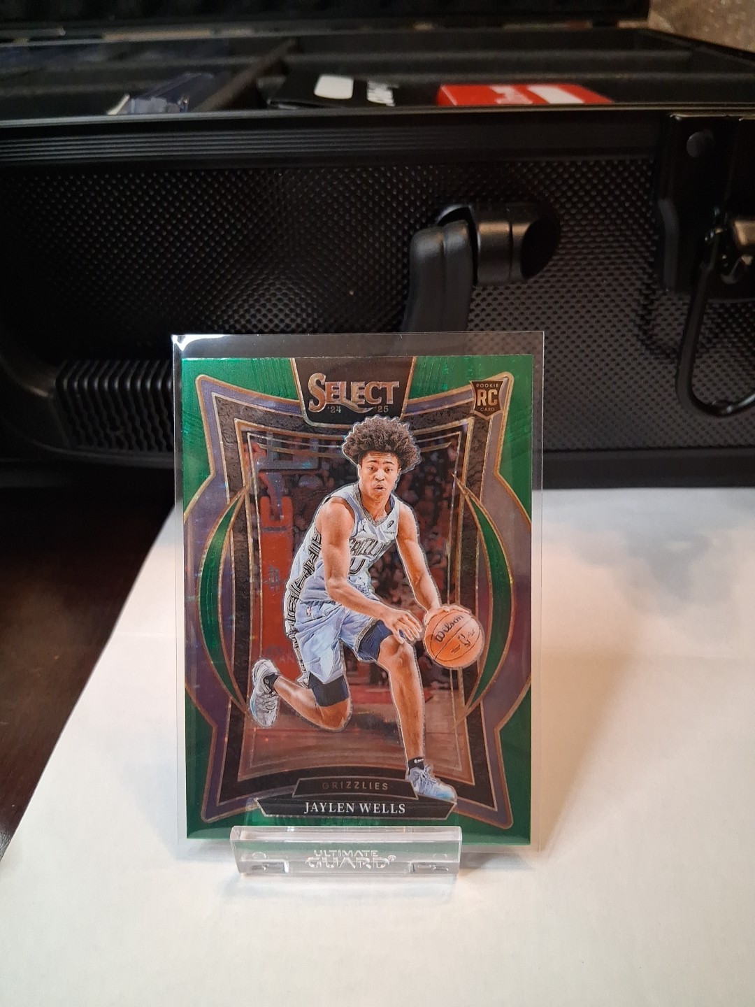 2024-25 Panini Select - Concourse Jaylen Wells #79 Green Stars Prizm (RC)