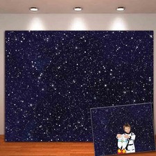 7x5FT Soft Fabric/Polyester Night Sky Star Universe Space 7x5ft, multicolor