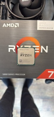 AMD Ryzen 7 5700G CPU with Stock Cooler, 4-Pin, Aluminum, Black