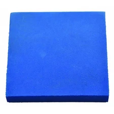 Manufacturer Varies Foam Sheet, Crosslink, 24 in W, 24 in L, 1/2 in Thick, Blue