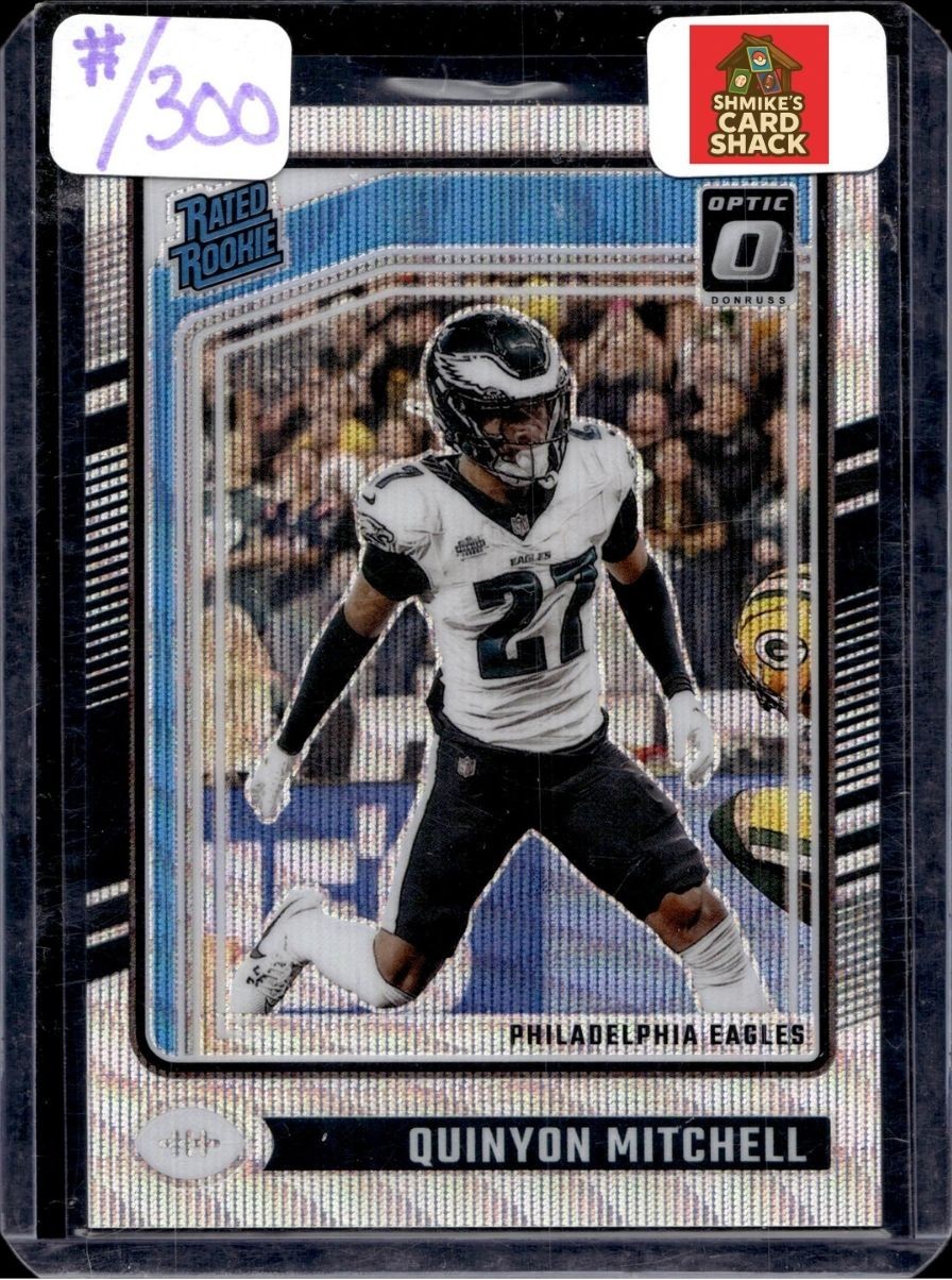 2024 Donruss Optic #282 Quinyon Mitchell Wave #/300