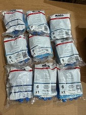 9 Pairs MAPA Professional Jersette 301 Work Gauntlets - Size 6