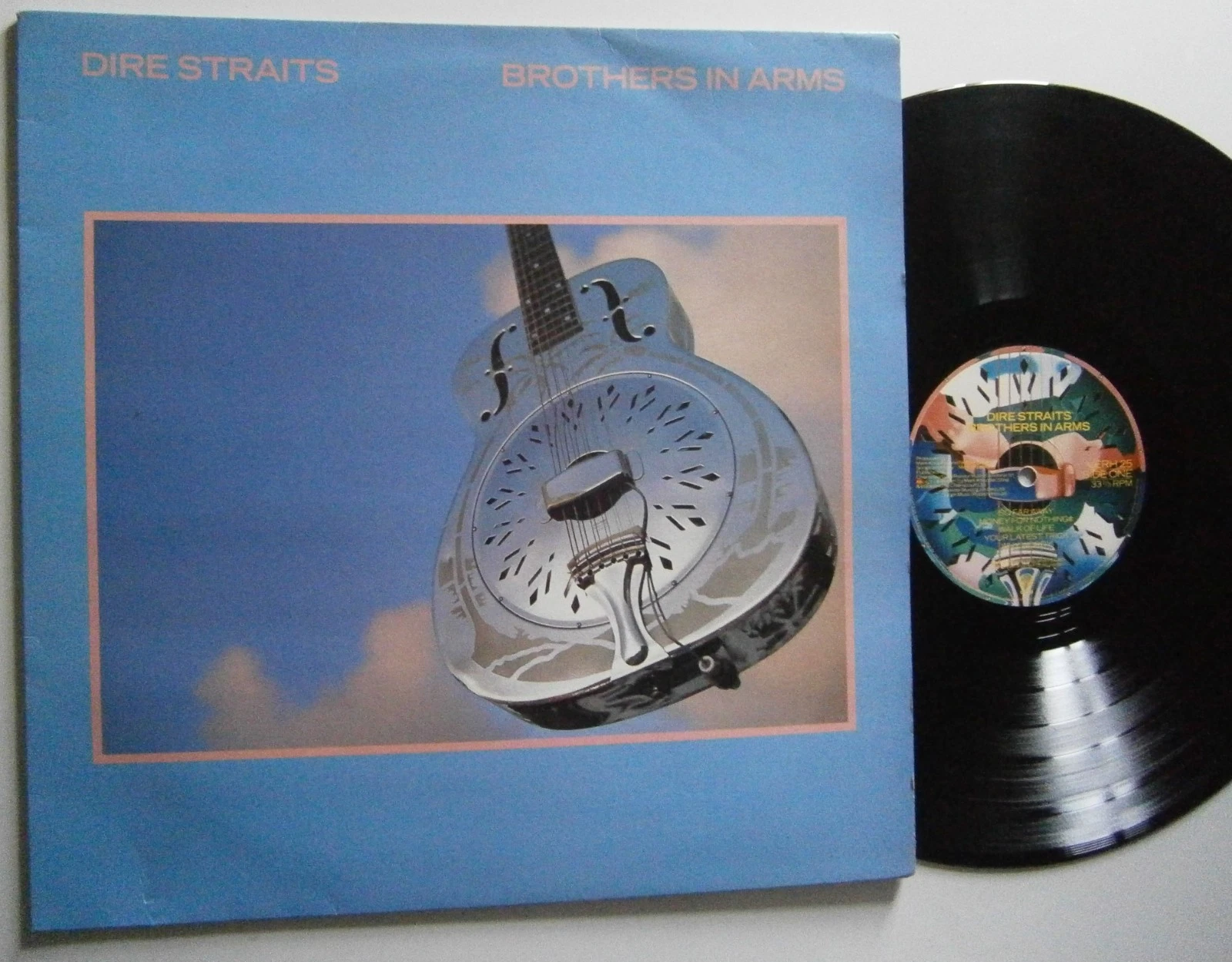 DIRE STRAITS: BROTHERS IN ARMS (Vertigo) 1985 LP
