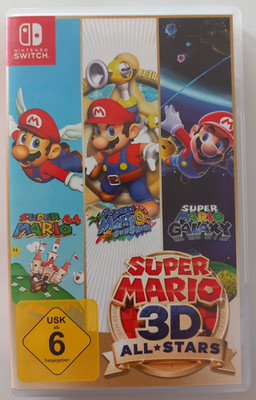 Nintendo Switch / 2 SUPER MARIO 3D ALLSTARS 64 SUNSHINE GALAXY in OVP Rar OOS