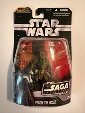 Star Wars The Saga Collection 018 Poggle Lesser action figure w hologram mini