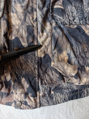 Columbia Men's Mossy Oak Breakup Camo Hunting Rain Jacket - Picture 6 of 10