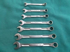 7pc Vintage Thorsen USA Metric Combination Wrench Set  8 9 10 12 13 14 15mm