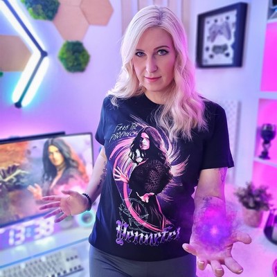 Witcher - Yennefer T-Shirt schwarz - Größe XL XXL wählbar