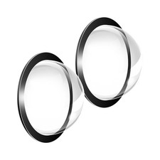 2pcs Car Camera Lens Protector Rain Cover Anti-Glare Weatherproof Car Backup