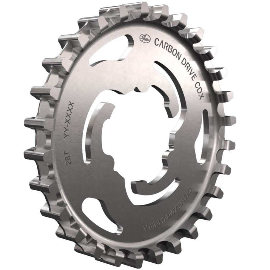 Gates Carbon Drive Belt Drive CDX Rear Cog SureFit 3-Lobe Unified 28t 28590₽