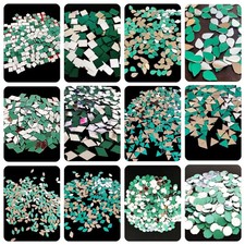 Craft Sheesha Mirrors Pieces for Embroidery Craft, Home Decor DIY Purpose