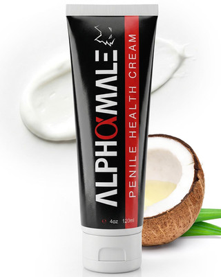 AlphaMale Premium Penile Health Creme Daily Moisturizer for Sensitive Skin - Coc