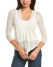 Nic Zoe 4-Way Linen-Blend Cardigan Women's